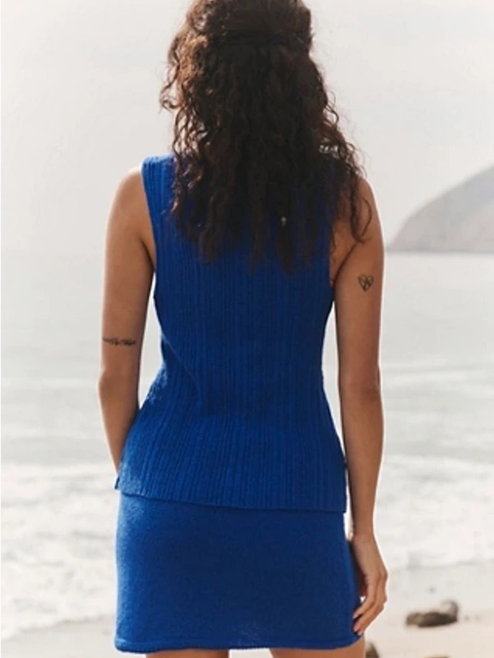 Free People Royal Blue Rhea Set - Picture 2 of 5